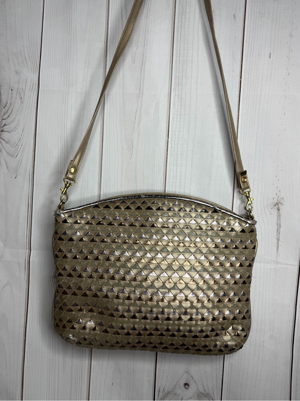 Vintage Metallic Warren Reed crossbody